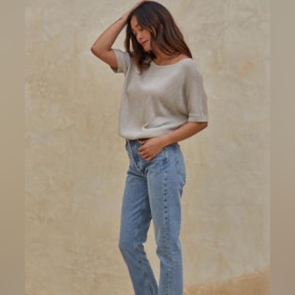 By Together Only Me Top in Stone - Picture 2 of 3